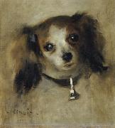 Pierre-Auguste Renoir Head of a Dog painting